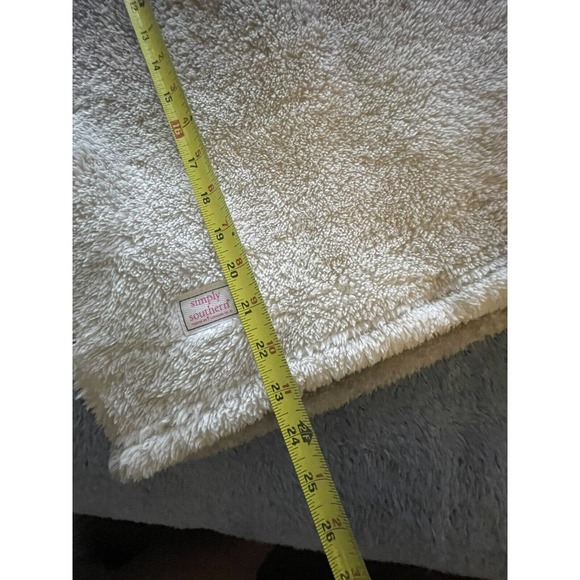 Simply Southern Sherpa half- zip Coat Jacket‎ Womens Size Small W/pockets - Picture 8 of 9